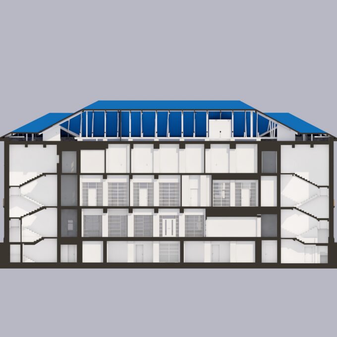 Blog post photo - Tallinna Rakenduslik Kolledž Kopli tn 98 Tallinn 3D mudel ja topo-geodeetiline alusplaan