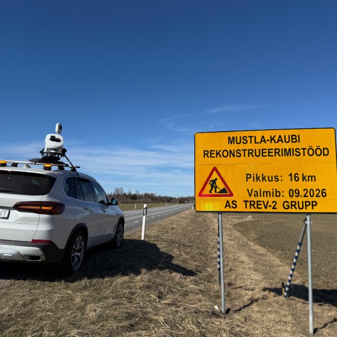 Blog post photo - Mobiilne laserskaneerimine teekatte kontrollmõõdistamisel Mustla Kaubi teeehituse lõigul